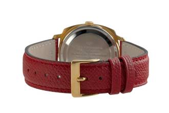Thumbnail von Glashütte Original Spezimatic Red Circle Dial Gold-Plated Automatic Men's Watch Vintage