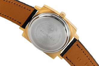 Thumbnail von Glashütte Original Spezimatic Gold Dial gold-plated automatic men's watch vintage classic