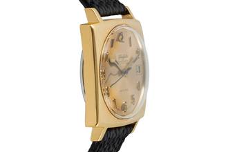 Thumbnail von Glashütte Original Spezimatic Gold Dial gold-plated automatic men's watch vintage classic