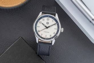 Thumbnail von DUG Purist Type 2 Moon White Stainless Steel Automatic Men's Watch Ref. P2NW-LS B&P