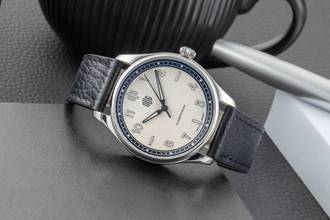 Thumbnail von DUG Purist Type 2 Moon White Stainless Steel Automatic Men's Watch Ref. P2NW-LS B&P
