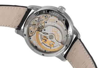 Thumbnail von Glashütte Original PanoMaticLunar Steel Automatic Men's Watch Ref 1-90-02-43-32-05