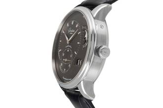 Thumbnail von Glashütte Original PanoMaticLunar Steel Automatic Men's Watch Ref 1-90-02-43-32-05