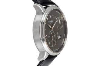 Thumbnail von Glashütte Original PanoMaticLunar Steel Automatic Men's Watch Ref 1-90-02-43-32-05