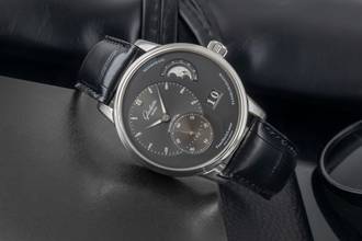 Thumbnail von Glashütte Original PanoMaticLunar Steel Automatic Men's Watch Ref 1-90-02-43-32-05