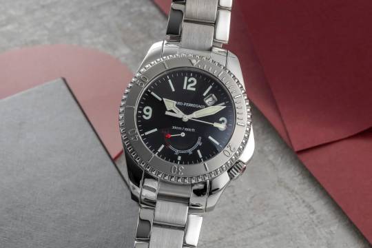  Girard Perregaux Sea Hawk II Stahl Automatik Ref. 49900.1.11.6146 Box 