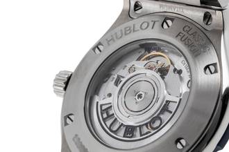 Thumbnail von Hublot Classic Fusion 42 Blue Titanium Automatic Ref. 548.NX.7170.NX B&P 2019