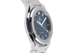 Thumbnail von Hublot Classic Fusion 42 Blue Titanium Automatic Ref. 548.NX.7170.NX B&P 2019