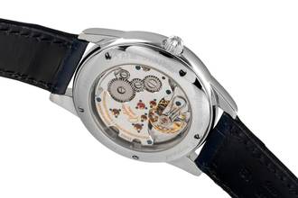 Thumbnail von Glashütte Original Pavonina 1845 with steel case, manual winding, men's watch, Ref. 49-03-03-01-04, classic