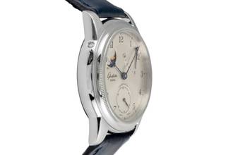 Thumbnail von Glashütte Original Pavonina 1845 with steel case, manual winding, men's watch, Ref. 49-03-03-01-04, classic