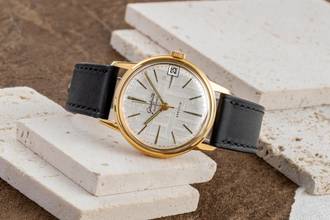 Thumbnail von Glashütte Original Automatic automatic gold-plated men's watch vintage B&P 1963 collectible