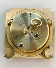 Thumbnail von Cartier Table Clock Vintage Table Clock Travel Alarm Clock Desk Clock Alarm Blue Lapis