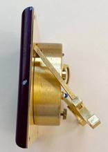Thumbnail von Cartier Table Clock Vintage Table Clock Travel Alarm Clock Desk Clock Bordeaux Red