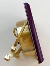 Thumbnail von Cartier Table Clock Vintage Table Clock Travel Alarm Clock Desk Clock Bordeaux Red