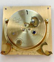 Thumbnail von Cartier Table Clock Vintage Table Clock Travel Alarm Clock Desk Clock Bordeaux Red