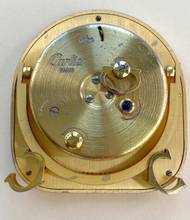 Thumbnail von Cartier Table Clock Vintage Table Clock Travel Alarm Clock Desk Clock Alarm Blue Lapis