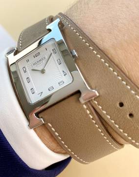  Hermès Heure H HH1.510 Box Papers Full Set Steel Tank HH1.510 