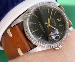 ロレックス Datejust 36mm ヴィンテージ ブラックダイヤル サファイアガラス ref 16220 16220