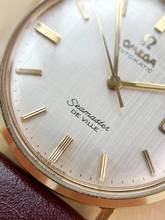 Thumbnail von Omega Seamaster DeVille Serviced Seamaster De Ville Vintage Automatic Automatic Solid Gold 14ct Linen Dial