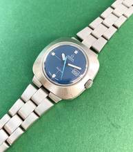 Thumbnail von Omega Genève Vintage Automatic Automatic Blue Dial Lady Ladies Original Papers