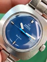 Thumbnail von Omega Genève Vintage Automatic Automatic Blue Dial Lady Ladies Original Papers