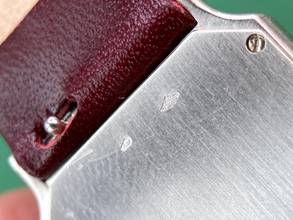 Thumbnail von Omega Classic Very Rare Quartz in 950 Solid Platinum Structured Dial Vintage