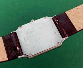 Thumbnail von Omega Classic Very Rare Quartz in 950 Solid Platinum Structured Dial Vintage
