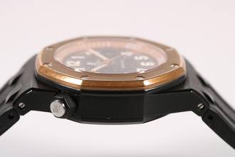 Thumbnail von Audemars Piguet Royal Oak Offshore Scuba Bartorelli 125th ref. 15702AU.OO.D002CA.01 - top condition incl. extra band and extra clasp