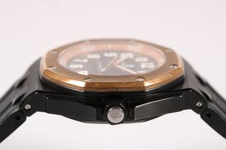 Thumbnail von Audemars Piguet Royal Oak Offshore Scuba Bartorelli 125th ref. 15702AU.OO.D002CA.01 - top condition incl. extra band and extra clasp
