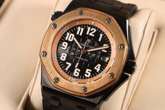  Audemars Piguet Royal Oak Offshore Scuba Bartorelli 125th ref. 15702AU.OO.D002CA.01 - top condition inkl. Extra-Band und Extra-Schließe 