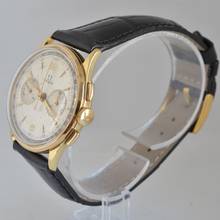 Thumbnail von Omega Classic Chronograph Classic OT2872 caliber 320 yellow gold 18KT 1947