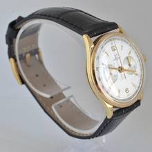 Thumbnail von Omega Classic Chronograph Classic OT2872 caliber 320 yellow gold 18KT 1947