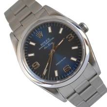 ロレックスエアキング14000プPrecision34MMソレイユブルートリチウムダイヤルフルセット1996