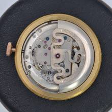 Thumbnail von Movado Kingmatic Sub-Sea Date silver dial yellow gold 9KT 1960’s