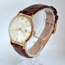 Thumbnail von Movado Kingmatic Sub-Sea Date silver dial yellow gold 9KT 1960’s