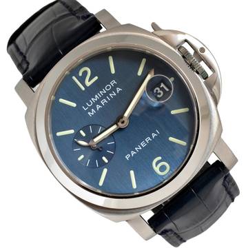 Panerai Luminor Marina 40MM PAM00119 automatic blue baton dial
