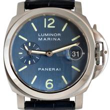 Thumbnail von Panerai Luminor Marina 40MM PAM00119 automatic blue baton dial