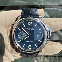 Thumbnail von Panerai Luminor Marina 40MM PAM00119 automatic blue baton dial