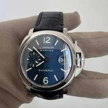 Thumbnail von Panerai Luminor Marina 40MM PAM00119 automatic blue baton dial