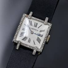 Thumbnail von Cartier Lady Art Deco Cocktail watch Platinum and Diamond 1920’s