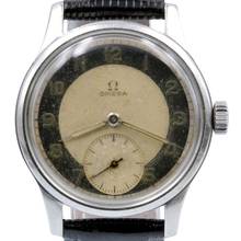 Thumbnail von Omega Suveran 2400-5 classic vintage bicolor radium dial 1945’s