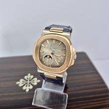 Thumbnail von Patek Philippe Nautilus 5712 Moonphase Power Reserve White Gold & Rose Gold 40mm Automatic Complete