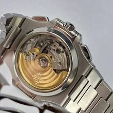 Thumbnail von Patek Philippe Nautilus Flyback Chronograph Blue Dial 40.5mm Automatic Complete