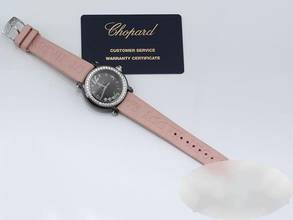 Thumbnail von Chopard Happy Sport Limited Edition Black Ceramic 288507 Diamonds Diamonds Chopard-service: July 2026