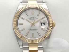 ロレックス デイトジャスト 41 126333 2022 ステンレススチール イエローゴールド 750 自動巻き ステンレススチール 18kt イエローゴールド オイスターバンド クロノメーター