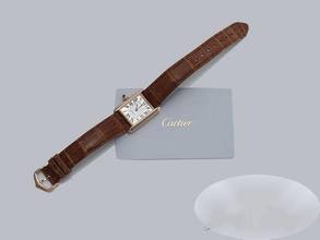 Thumbnail von Cartier Tank Louis Cartier Small Model Rose Gold 750 2022 Wgta0010 Manual Wind Gold