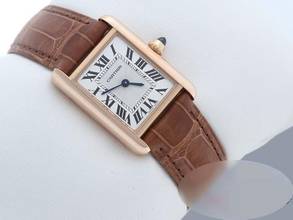 Thumbnail von Cartier Tank Louis Cartier Small Model Rose Gold 750 2022 Wgta0010 Manual Wind Gold