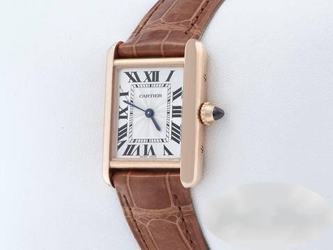Cartier Tank Louis Cartier Kleines Modell Rosegold 750 2022 Wgta0010 Handaufzug Gold