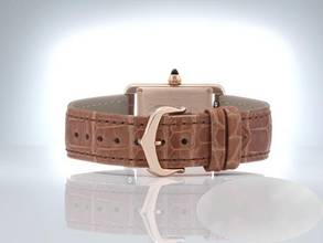Thumbnail von Cartier Tank Louis Cartier Small Model Rose Gold 750 2022 Wgta0010 Manual Wind Gold