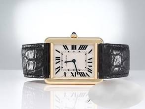 Thumbnail von Cartier Tank Solo Large Model Stainless Steel Yellow Gold 750 W1018855 2022 Steel Gold